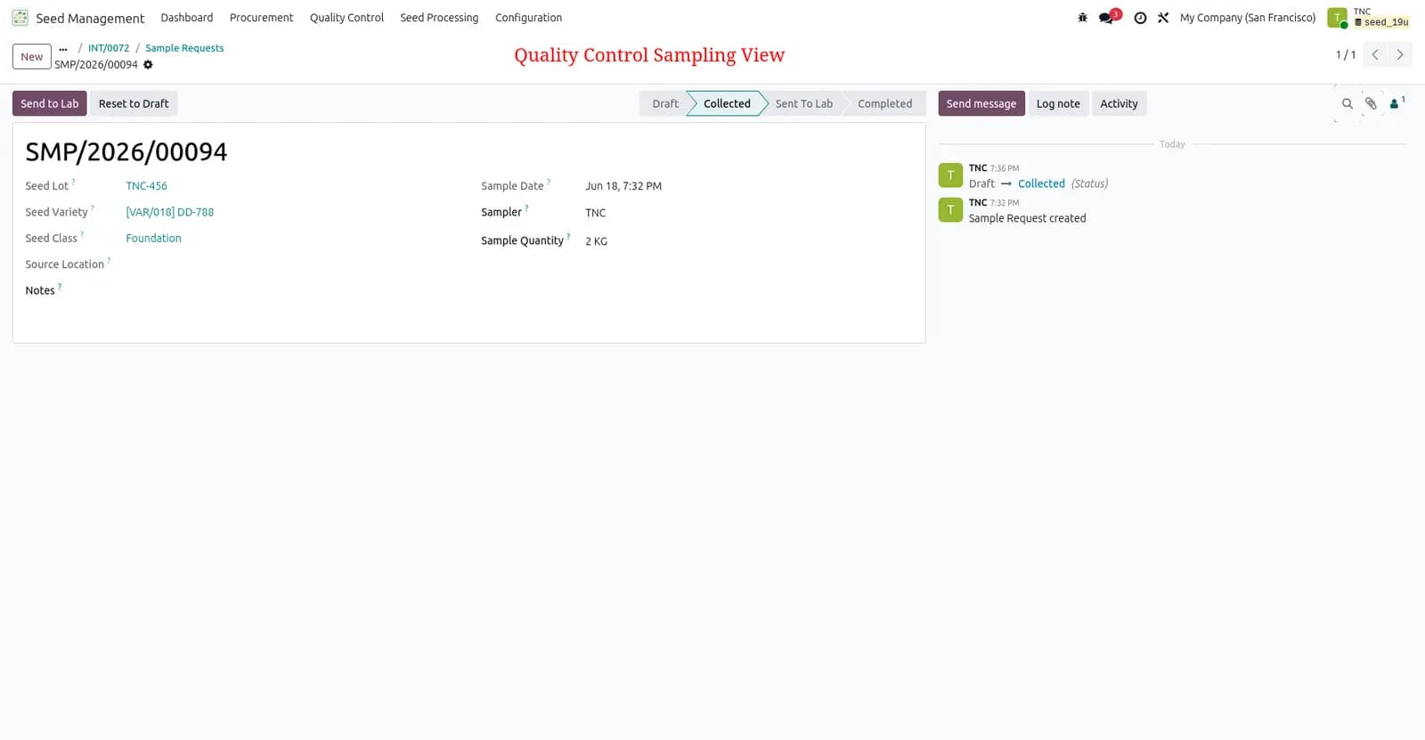 Seed management screenshot 15