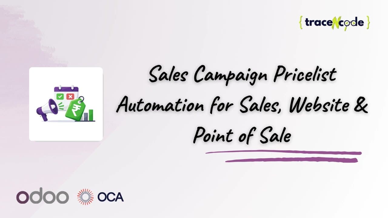 Price Rule Scheduler & Campaign Automation Odoo app demo video thumbnail