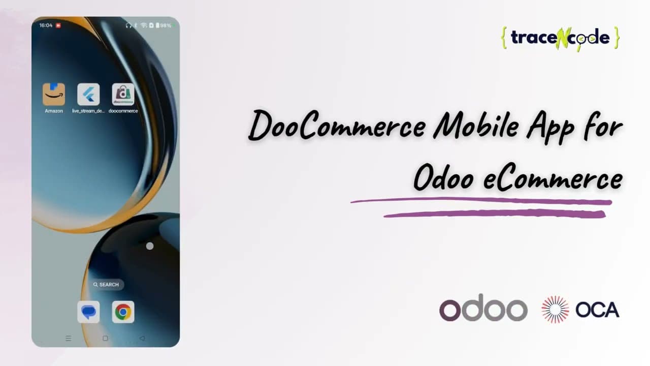 .doocommerce Odoo app demo video thumbnail