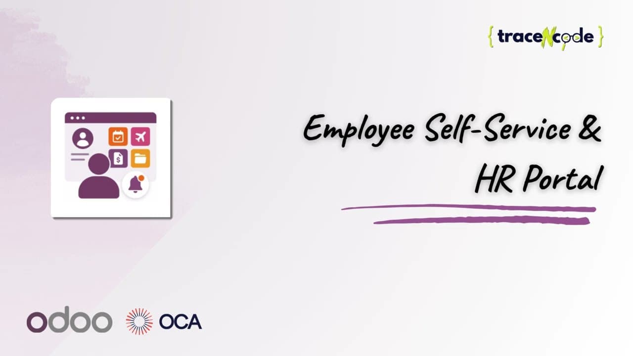 Employee Self-Service HR Portal for Odoo Odoo app demo video thumbnail