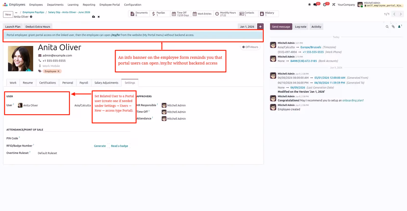 Employee Self-Service HR Portal screenshot 2