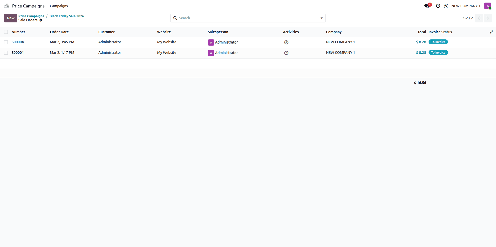 Campaign Configuration